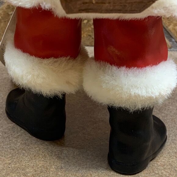 Vtg 1999 Clothtique Possible Dreams "2000" Musical New Year Santa with Tags Y2K - Picture 15 of 16